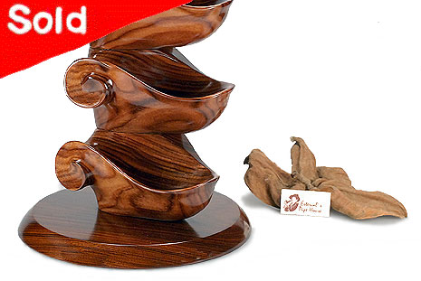 RO-EL Pipe Holder Solid Briarwood for five Pipes